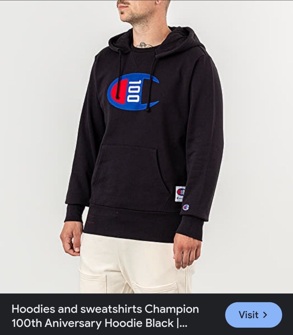 Champion 100 year anniversary hoodie shop
