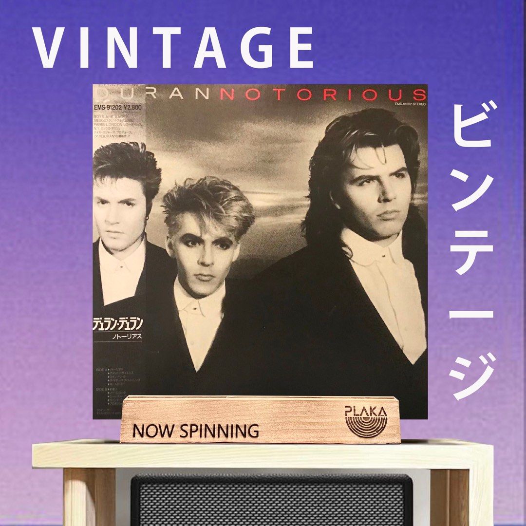 Duran Duran - Notorious Vinyl LP Plaka (Category: Vinyls) located in Manila. Submitted by plaka.mnl (Listing ID 1340369035, Image 1). Description: Duran Duran - Notorious Japan Pressing Media Condition: Excellent( EX) Jacket Condition: Very Good Plus(VG+) OBI Condition: Very Good Plus(VG+) Tracklist: Notorious American Science Skin Trade A Matter Of Feeling Hold Me Vertigo (Do The Demolition) So Misled Meet El Presidente Winter Marches On Proposi