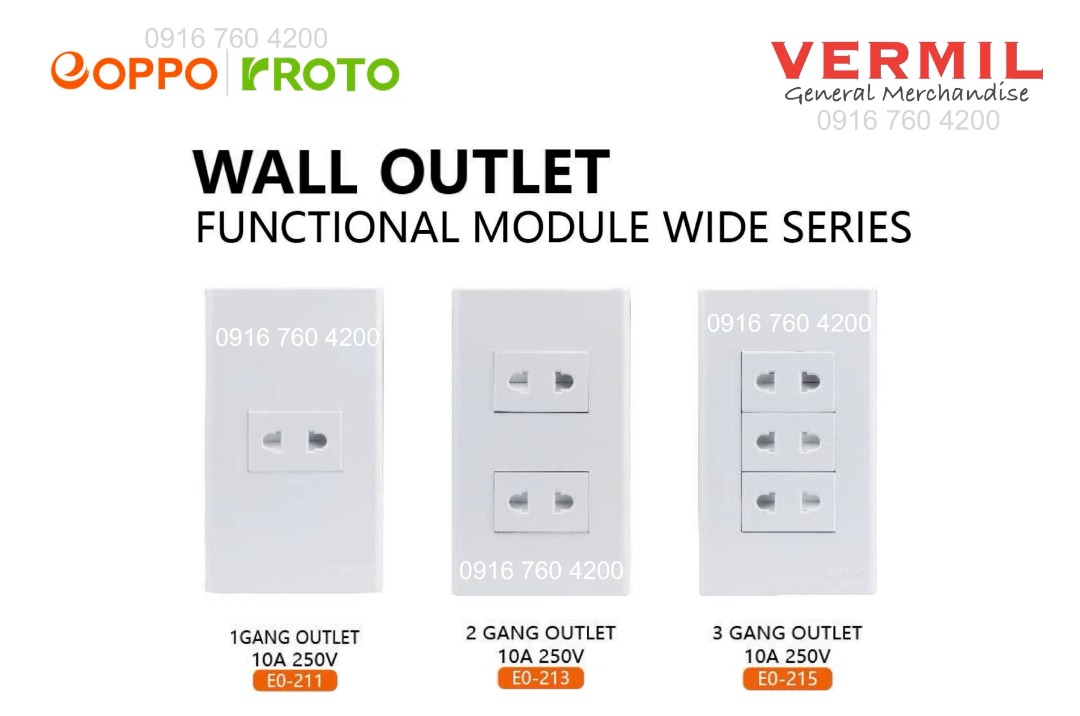ELECTRICAL OUTLET | eOPPO OUTLET /ROTO, Furniture & Home Living ...