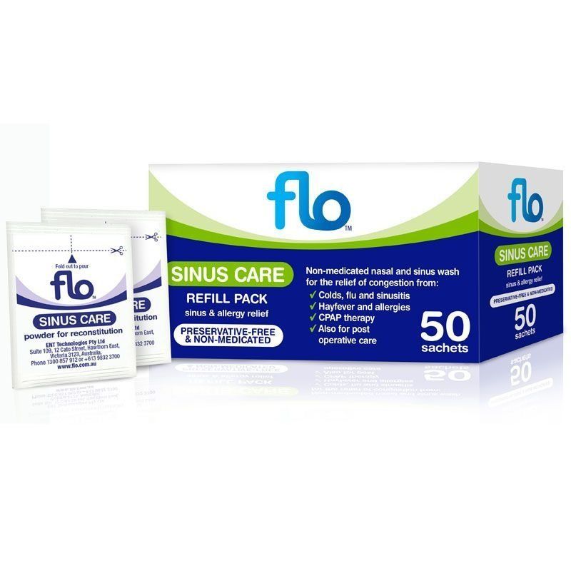 Flo Sinus NOSE Wash - 100 Sachets (Expired date: April 2026), 健康及營養食用品 ...