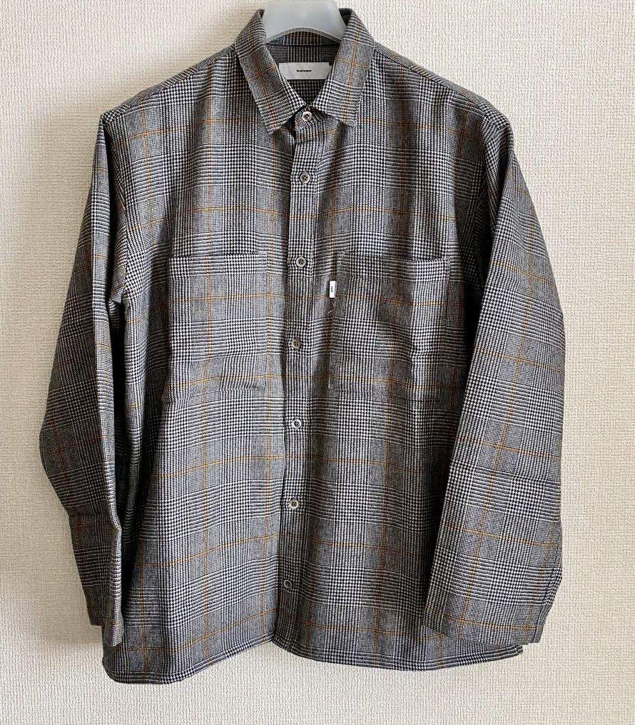 graphpaper】Glencheck Wool L/S Box Shirt トップス