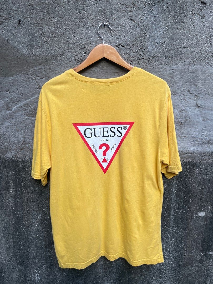 Guess USA Shirt Men s Fashion Tops Sets Tshirts Polo Shirts on Carousell