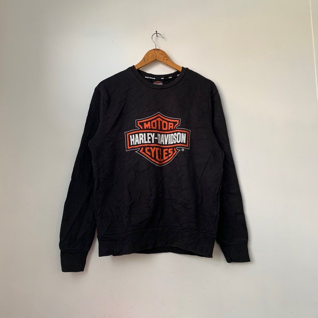 Harley Davidson Crewneck Men s Fashion Tops Sets Hoodies on Carousell