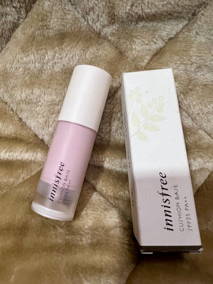 Innisfree Cushion Base ✨SALE✨ (Category: Makeup) located in Mabalacat. Submitted by gracias.tienda (Listing ID 1340384856, Image 1). Description: Innisfree Cushion Base Korea Bought Decluttering. Too many primers Wearing minimal makeup and primarily relying on sunblock as part of my routine since I work from home. Impulse Buy Can't remember when i bought hence selling low. 👉🏻 PLEASE READ 📌Please refrain from sending "I'm interested" messages w