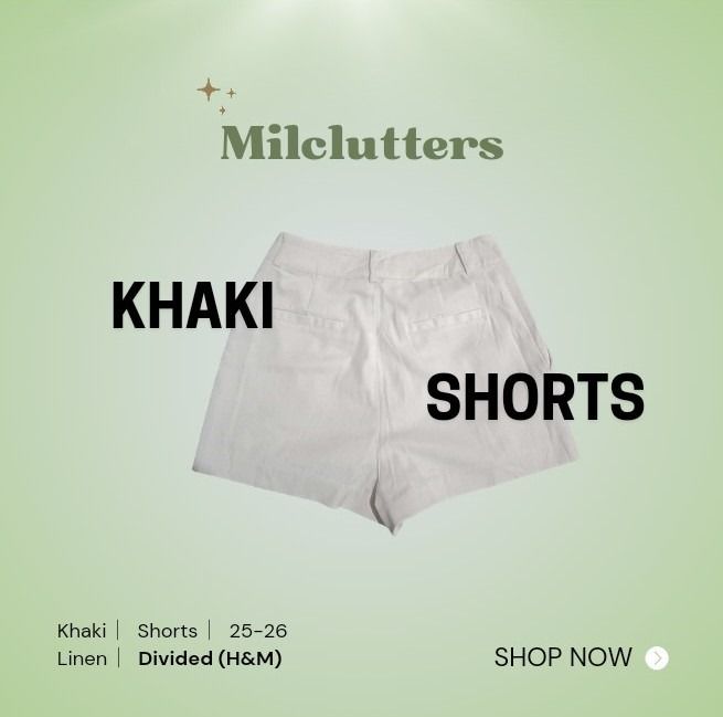 H and m khaki shorts new arrivals