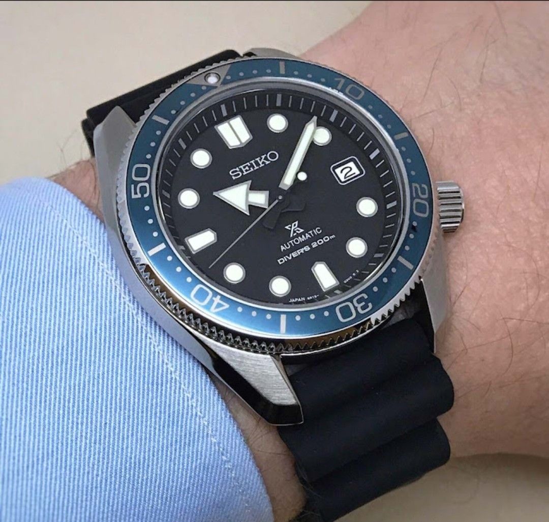 Lowest Price SEIKO PROSPEX Marine Master Men s SPB079 Automatic 23 Jewels Black Dial Silicone Strap Watch spb079 spb079j spb079j1 Birthday gift birthday seiko BRAND NEW IN BOX WITH 1 YEAR WARRANTY Men...