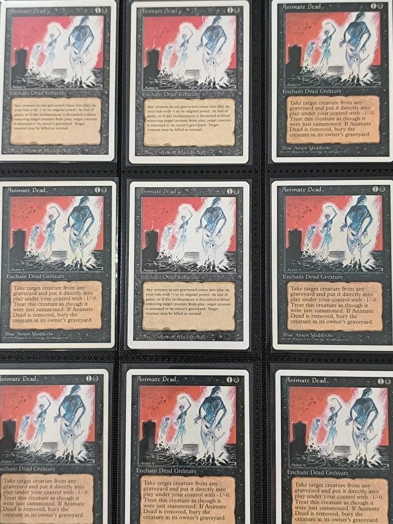 Magic The Gathering MTG Animate Dead, Hobbies & Toys, Toys & Games on  Carousell