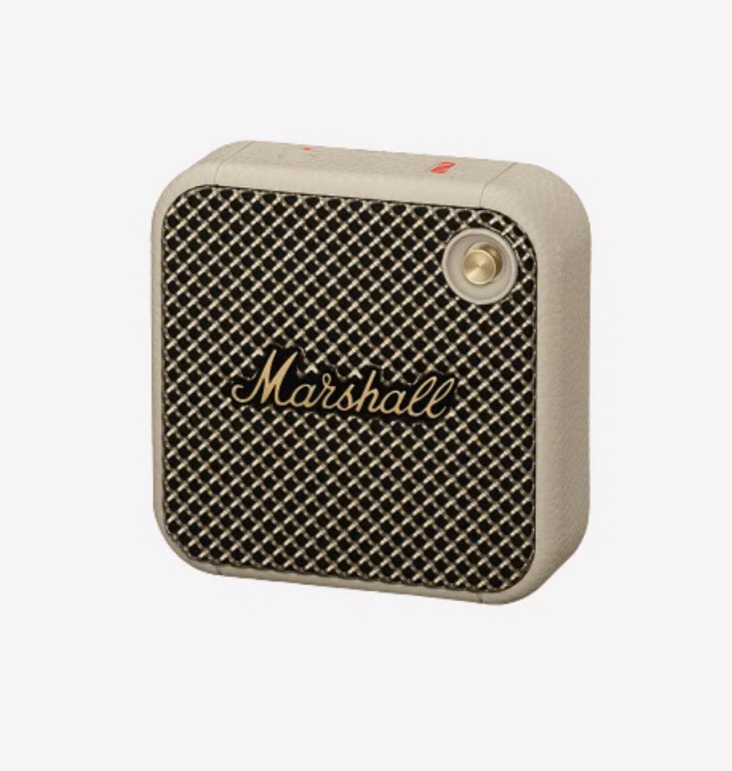 Marshall Willen Portable Speaker (Category: Soundbars, Speakers & Amplifiers) located in Taguig. Submitted by osheetheo (Listing ID 1340324157, Image 2). Description: TAKE MARSHALL SOUND WITH YOU, EVERYWHERE Willen is the mighty portable speaker that is made to go everywhere with you. Power your music with Marshall signature sound every single time, even when the session isn’t planned. DESIGN THAT SHAKES OFF THE ELEMENTS Willen comes with a top-o