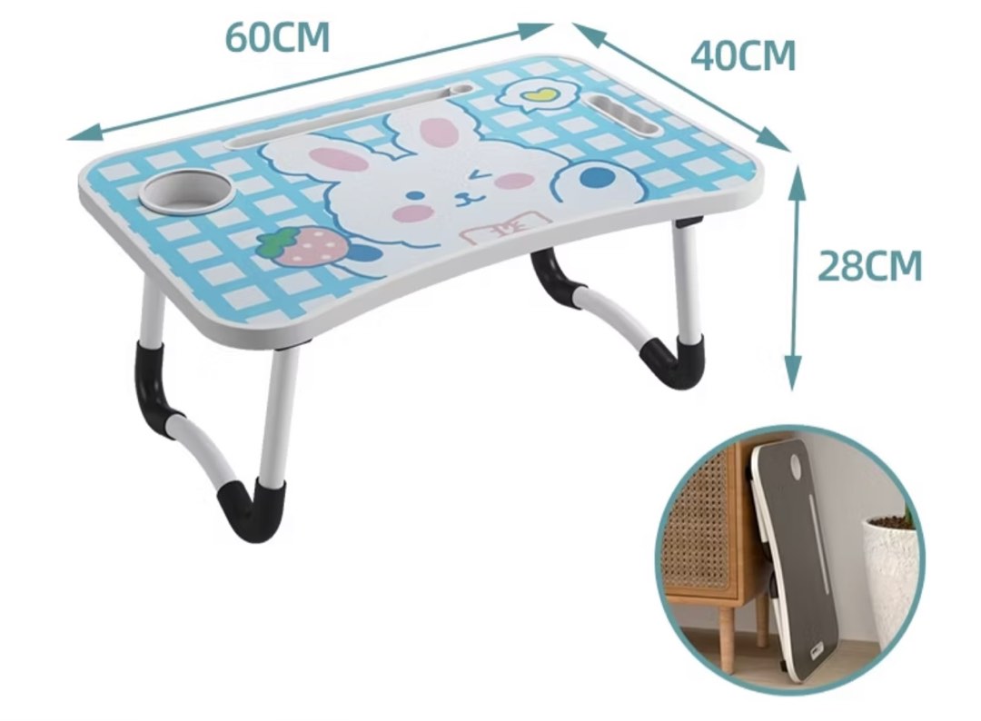 MINI Folding Table Study Desk Home Office Computer Desk Laptop Desk ...