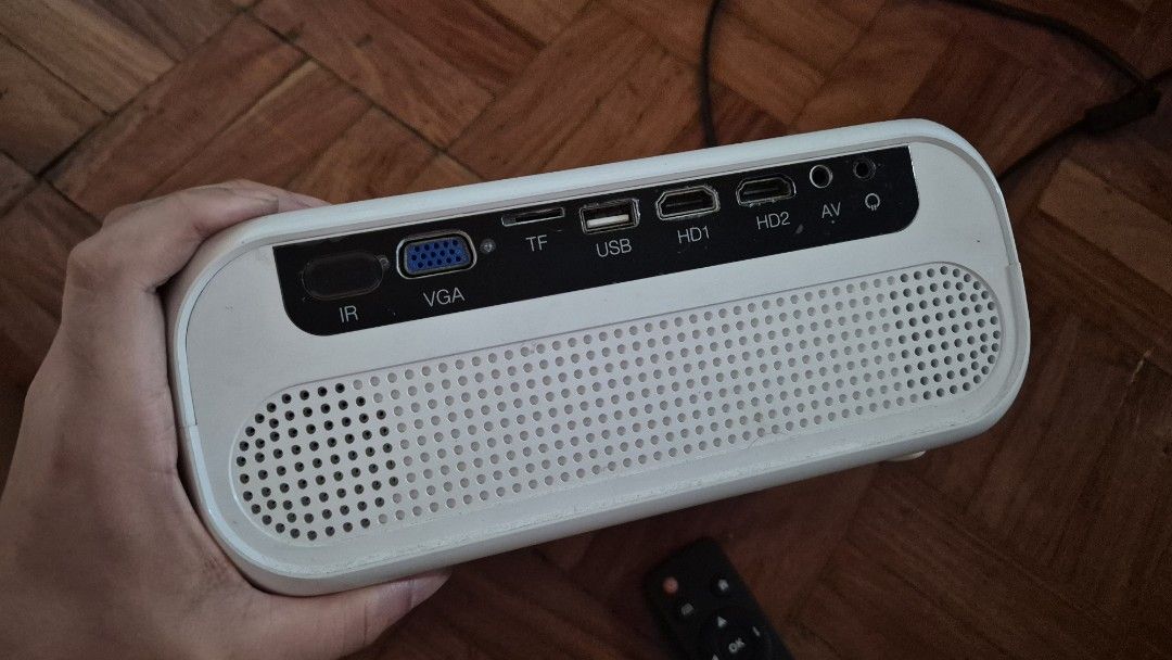 Mirval projector (Category: Projectors) located in Cainta. Submitted by ggggc (Listing ID 1340312849, Image 3). Description: Mirval projector with smart tv features. can play youtube and browser internet. has bluetooth capabilities too. as is, no box anymore. bought from another carouseller in 2021 price negotiable rfs - decluttering and unused for a while.