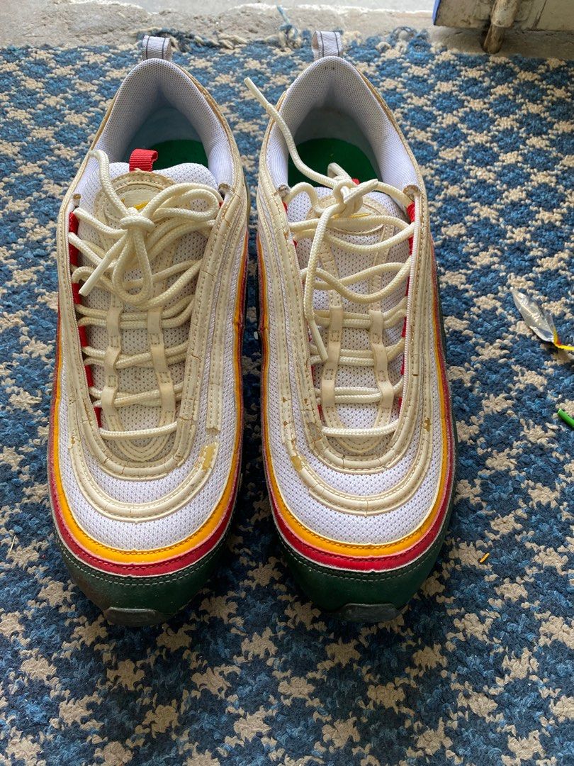 NIKE AIR MAX 97 SE WHITE EVERGREEN Men s Fashion Footwear Sneakers on Carousell