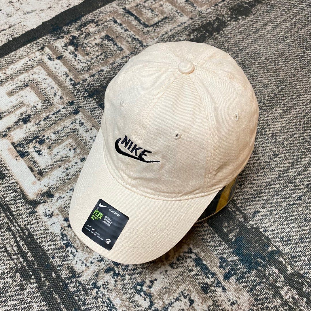 Nike Spellout Logo Embroidered Baseball Khaki Cap