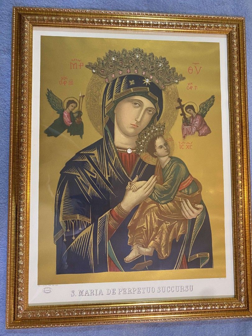 Our Lady of Perpetual Help print from Italy, Hobbies & Toys ...