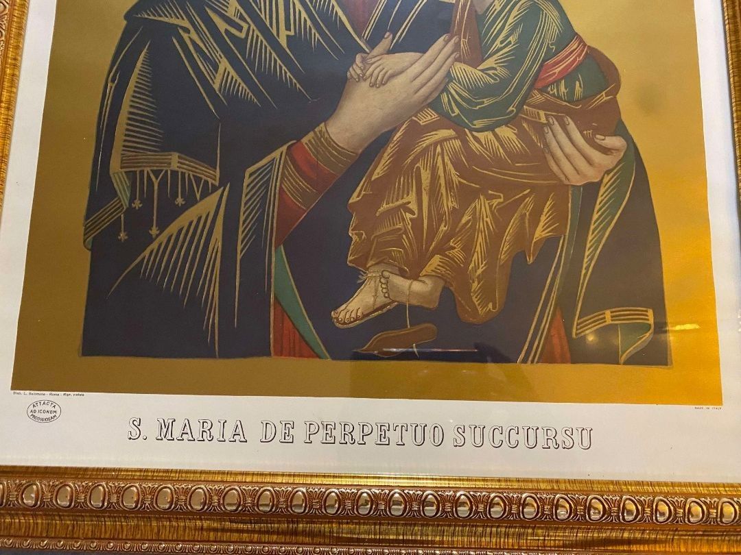 Our Lady of Perpetual Help print from Italy, Hobbies & Toys ...