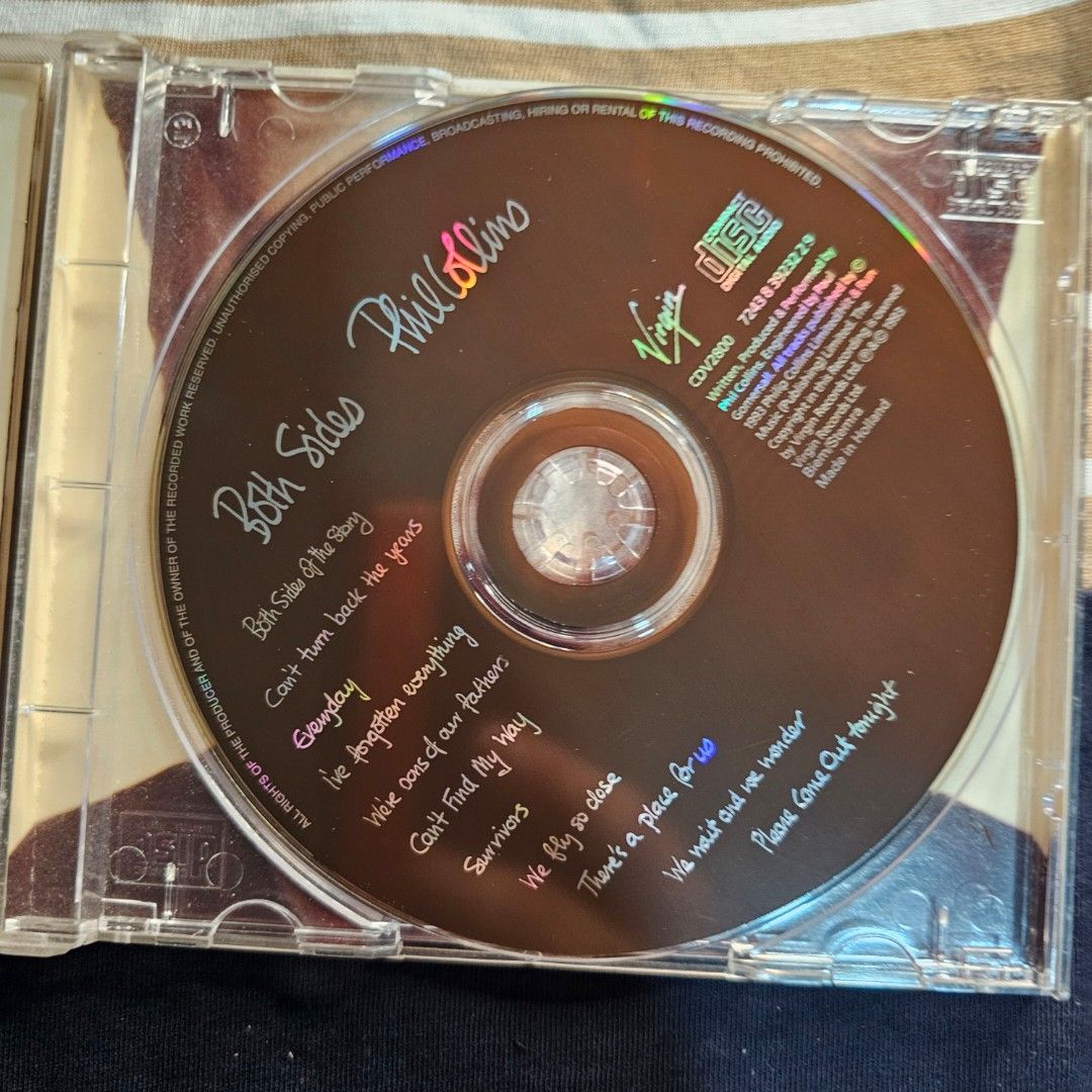 Phil Collins - Both Sides - CD NM (Category: CDs & DVDs) located in Quezon City. Submitted by serefrenpaz (Listing ID 1340422136, Image 2). Description: Good Day Buyers! 💖💖💖Here are the PAYMENT payment options 💖💖💖 ✨1. GCash - 09164862096 ✨2. Bank Deposit - BPI, BDO, Unionbank, Landbank, Palawan, Cebuana ✨3. Paypal for international buyers 💕💕💕Meet Up Options💕💕💕 ✨1. McDo Kamias Quezon City ✨2. Jolibee Anonas Kamias Intersection ✨3. KFC 