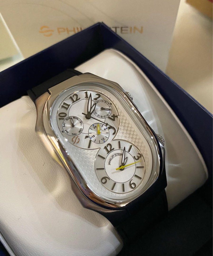 Philip Stein Men's Watch (xl) (Category: Luxury Watches) located in Manila. Submitted by deiclacio_ (Listing ID 1340438453, Image 2). Description: ON HAND IN PH & FINAL PRICE FB : WITH LABEL.PH V: 0995 785 0054 .