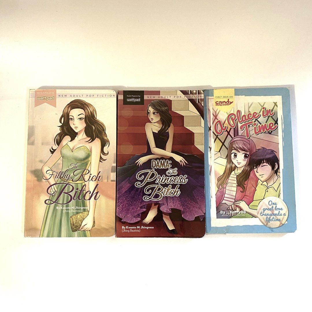 Popfiction Wattpad Book Bundle (Category: Storybooks) located in Cainta. Submitted by theripper. (Listing ID 1334815314, Image 1). Description: Bundle Price - P300 Tingi Price - P150 for each book Will Prioritize Bundle Buyers Will give limited edition postcard from Popfiction if you purchase more 7 books in my shop :) -All books are with thick plastic cover pwede alisin if buyer wants to -Most of the books are in pretty good condition (Very mini