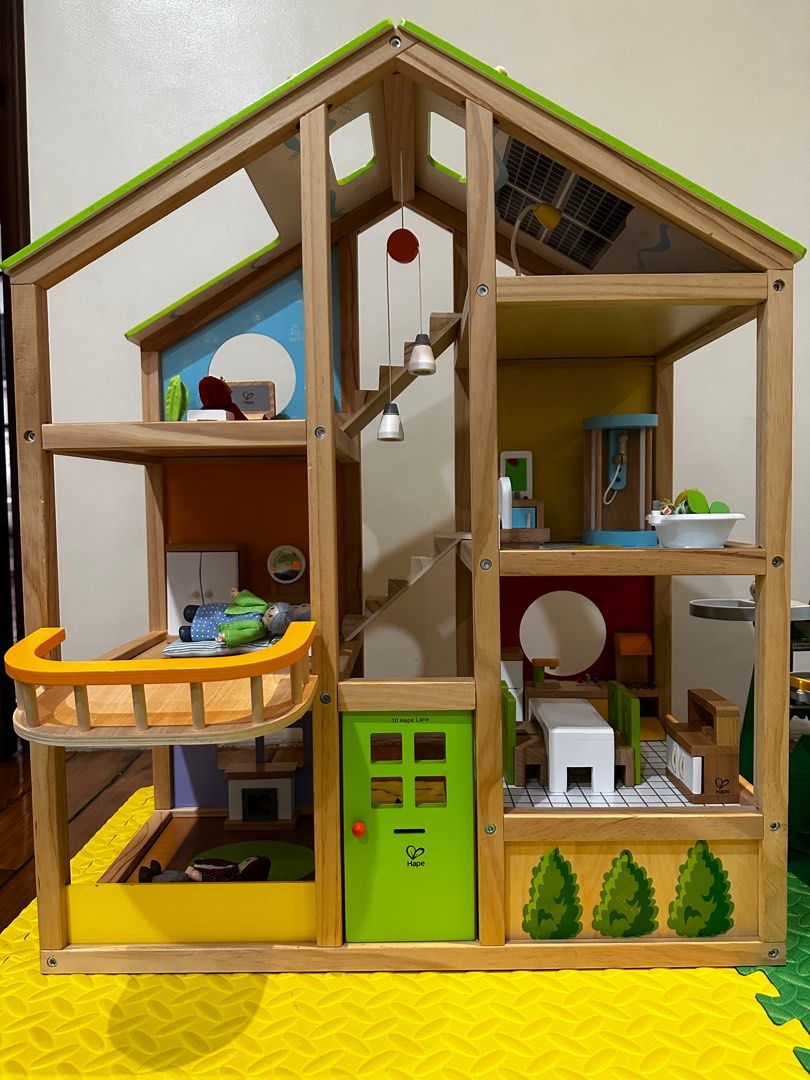 Preloved Hape All Season House Furnished Hobbies Toys Toys Games on Carousell