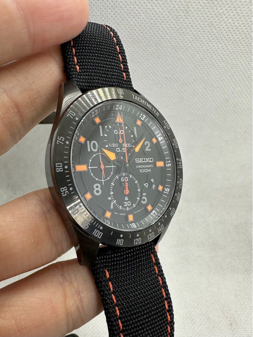 Seiko Criteria Chronograph 45mm SNDH45P1 Black Quartz Men s Fashion Watches Accessories Watches on Carousell