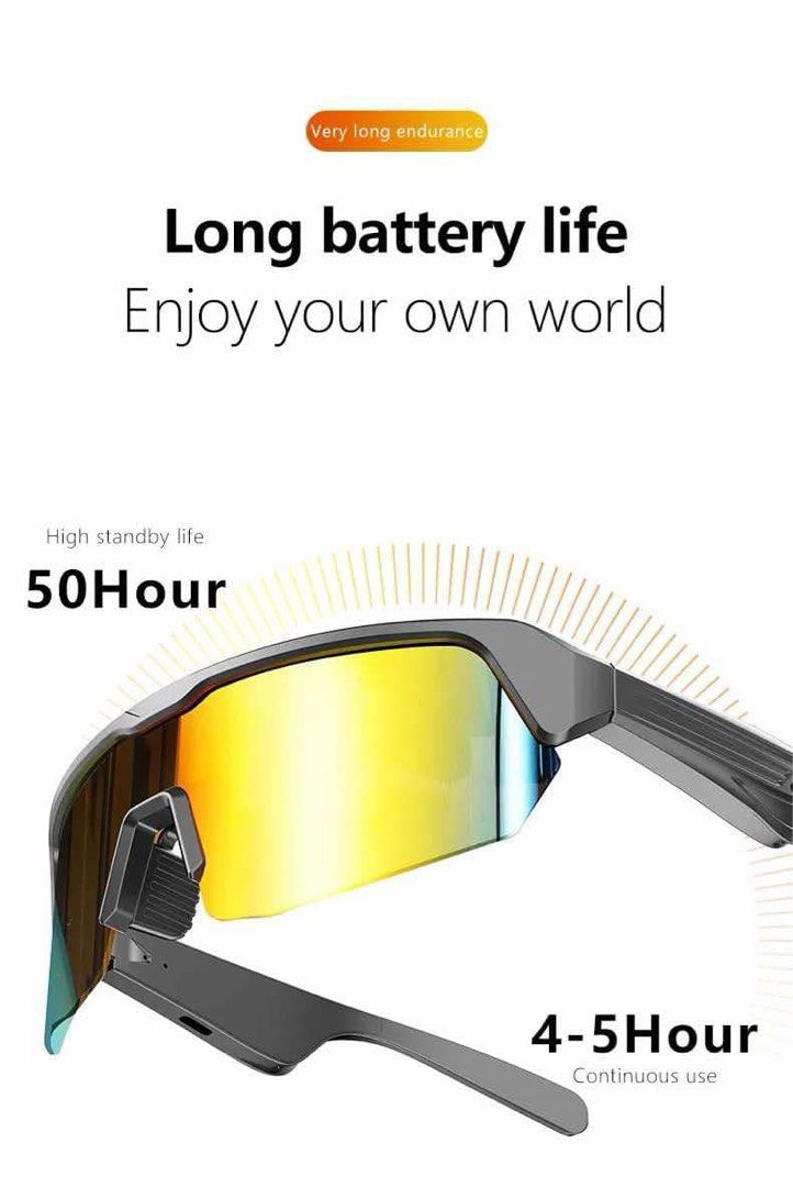 Smart Eyewear bluetooth sunglasses cycling jogging outdoor (Category: Sunglasses & Eyewear) located in Manila. Submitted by mxthrs (Listing ID 1340437330, Image 2). Description: Smart Eyewear bluetooth sunglasses cycling jogging outdoor Hit the road, trail, or track with our high-performance Smart Bluetooth Sunglasses! 🚴‍♂️🏃‍♀️ Perfect for runners, cyclists, and outdoor enthusiasts: 🌞 UV400 Protection: Blocks harmful rays. 🎶 Bluetooth 5.3 Ste