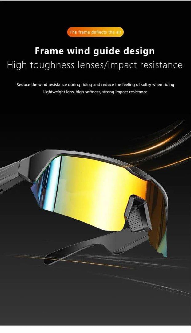 Smart Eyewear bluetooth sunglasses cycling jogging outdoor (Category: Sunglasses & Eyewear) located in Manila. Submitted by mxthrs (Listing ID 1340437330, Image 3). Description: Smart Eyewear bluetooth sunglasses cycling jogging outdoor Hit the road, trail, or track with our high-performance Smart Bluetooth Sunglasses! 🚴‍♂️🏃‍♀️ Perfect for runners, cyclists, and outdoor enthusiasts: 🌞 UV400 Protection: Blocks harmful rays. 🎶 Bluetooth 5.3 Ste
