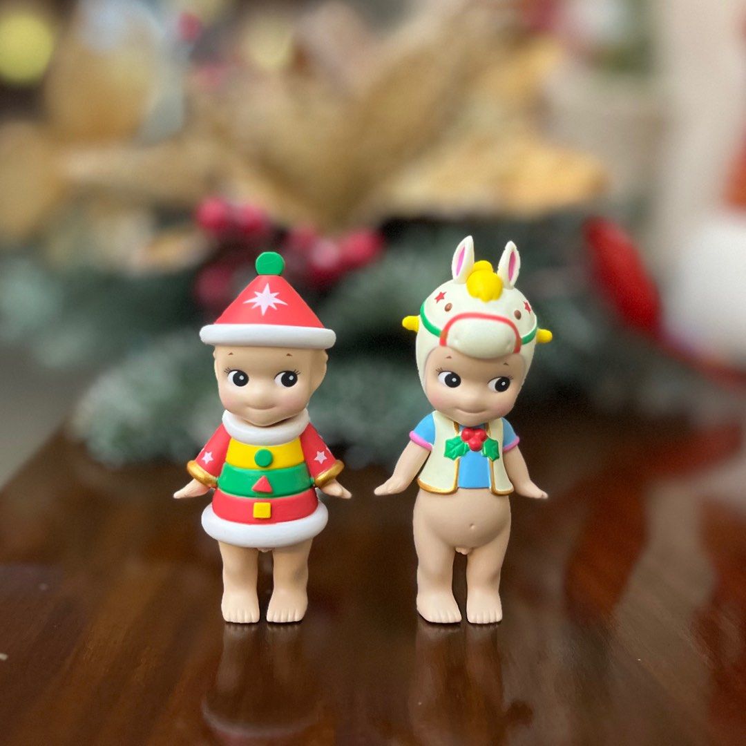 Sonny Angel - Christmas Series 2017 (Category: Designer & Blind Box Toys) located in Angeles City. Submitted by making__space (Listing ID 1340407229, Image 1). Description: WTS LFB Rocking Horse - 700 Wood Doll Santa - 700 [SOLD] - with box and foil - payo loc: pampanga shipping: j&t.