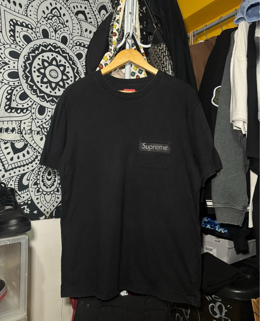 Supreme mesh stripe pocket on sale