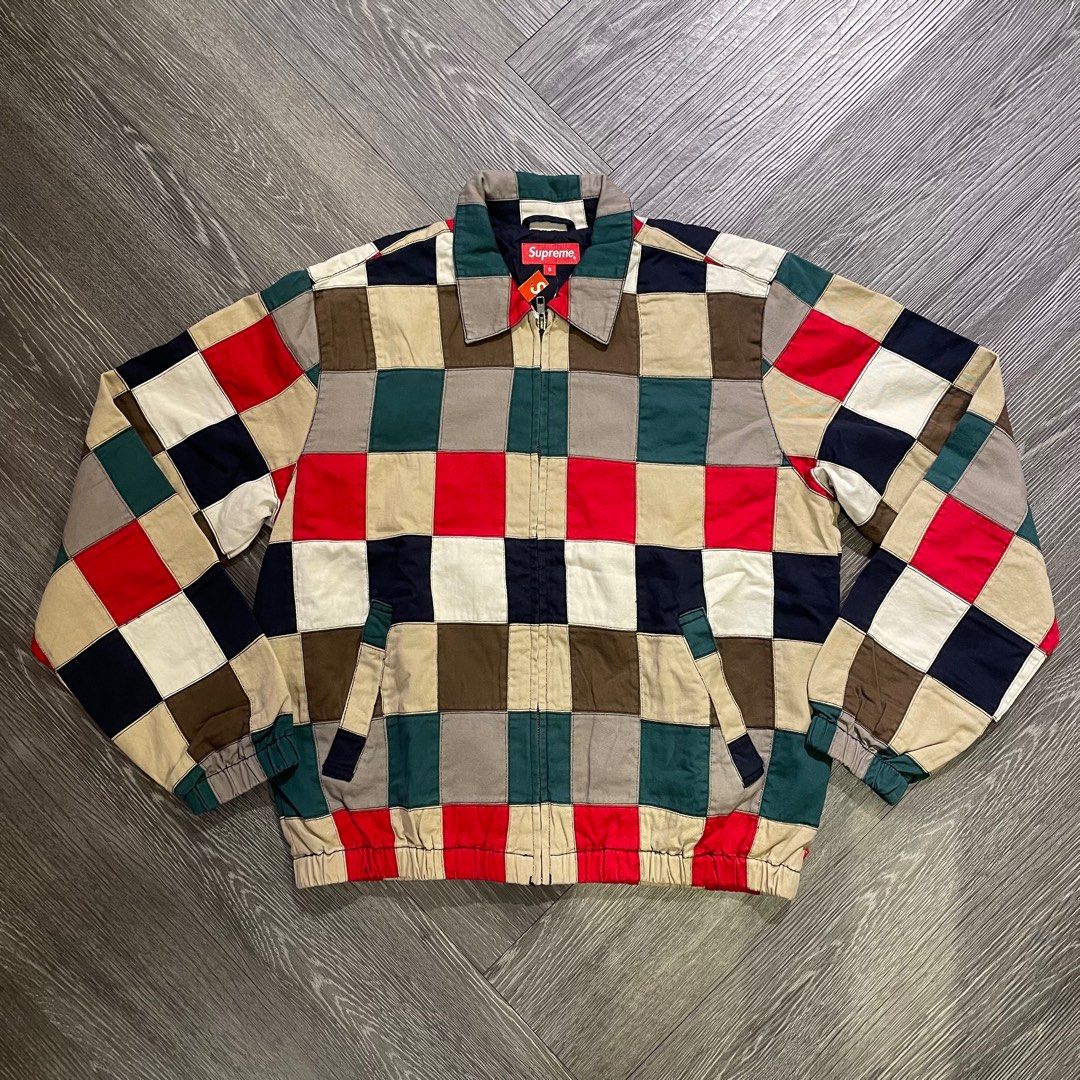 Supreme SS19 Patchwork Harrington Jacket