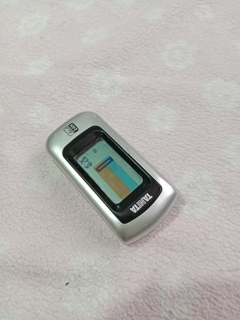 TANITA Activity Meter / Calorhythm (Category: Health Monitors & Weighing Scales) located in Tabaco. Submitted by fritznicoleshoppe (Listing ID 1340428110, Image 1). Description: TANITA Activity Meter / Calorhythm. Slightly used. Working po. Newly-replaced battery. Issue: Japanese language pero madali naman gamitin..