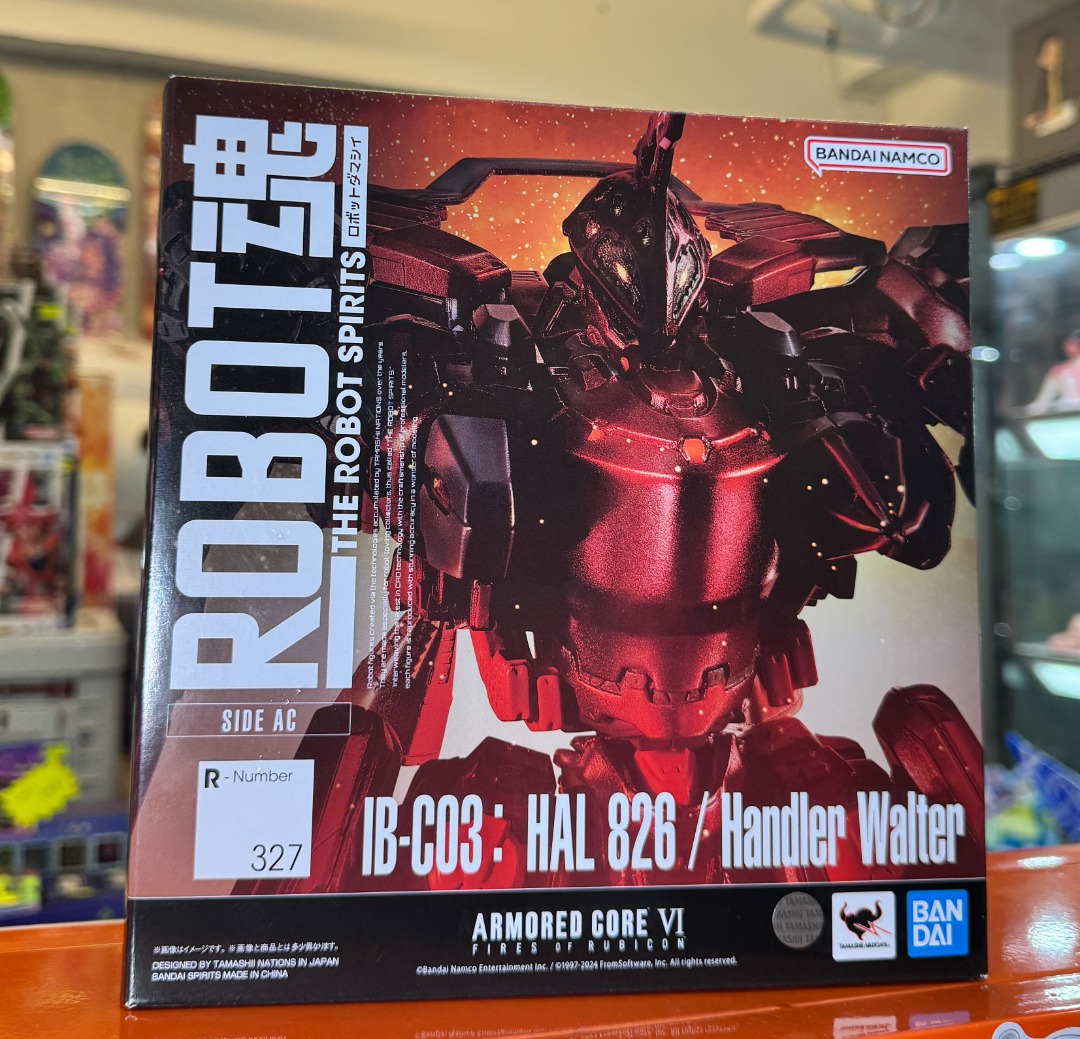 日版The Robot Spirits ROBOT魂＜SIDE AC＞ IB-C03: HAL 826 / Handler Walter  Armored Core VI 327, 興趣及遊戲, 玩具& 遊戲類- Carousell