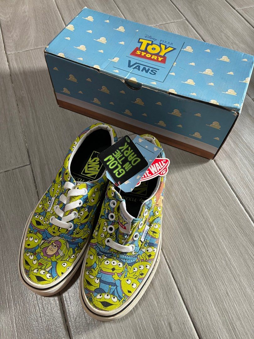 Vans Era Toy Story Alien Glow in The Dark Men s Fashion Footwear Sneakers on Carousell