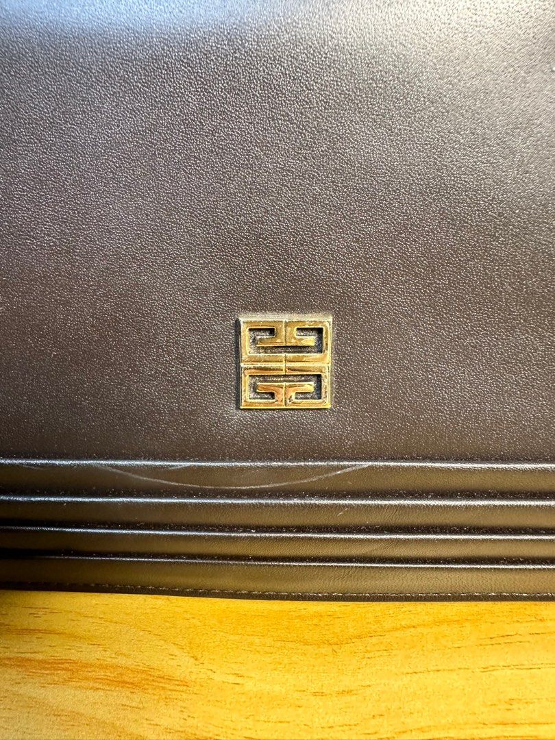 Vintage Givenchy Bag (Gold hardware) (Category: Luxury Bags & Wallets) located in Manila. Submitted by giagurl14 (Listing ID 1340311206, Image 2). Description: Vintage Givenchy Bag with gold hardware. Can be worn as clutch or with the gold sling chain. Bought from Osaka Japan with no inclusions. Had it cleaned and restored to the best condition possible (see attached invoice from Leatherfix PH). .