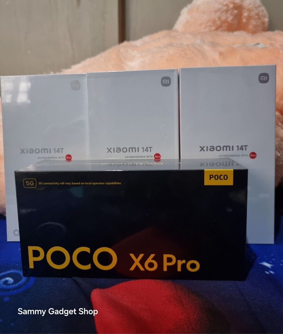 Xiaomi 14T 5g 256 (Category: Xiaomi) located in Quezon City. Submitted by ronalynac40976 (Listing ID 1340338317, Image 2). Description: Xiaomi 14T 5g Poco x6pro 256 (15,000) Brandnew/Sealed/Warranty 1 Year Pick up store in greenhills shopping center We accept creditcard installment+% We accept swap/trade in We accept ggives & spaylater+% We ship nationwide via lbc Dm or call for fast transaction 09425544556/09279500069 Located @ Aquarium area sta