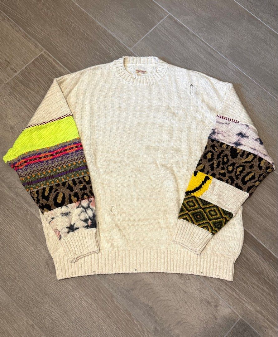 Kapital Knit Sweater Size 3 Needles Visvim Vintage Carousell