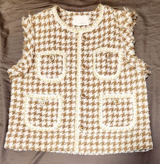 韓國 Laundry ~ 啡色格仔Cardigan63012461819011110