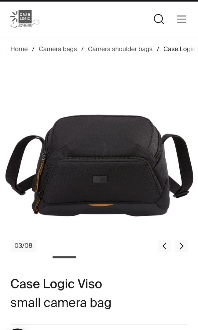 VISO SMALL Case Logic Camera Bag (Category: Camera Bags & Carriers) located in Quezon City. Submitted by UnknownGamer (Listing ID 1340546496, Image 1). Description: bought it and after few weeks decided to sell.my camera :).