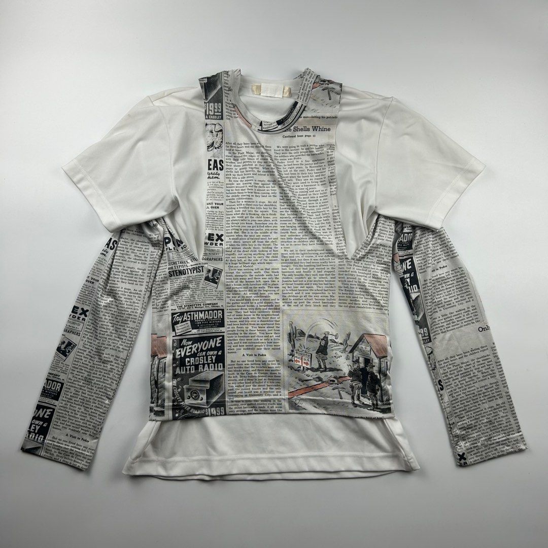 Comme des Garcons Hybrid Tee/Longsleeves (Category: Longsleeves) located in Manila. Submitted by 3rdealz (Listing ID 1340663158, Image 1). Description: Need wash.