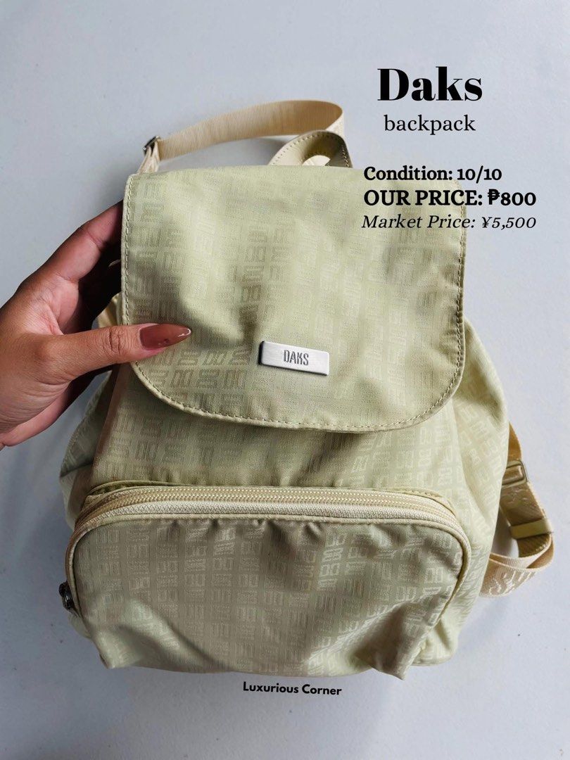 Daks Backpack Women s Fashion Bags Wallets Backpacks on Carousell