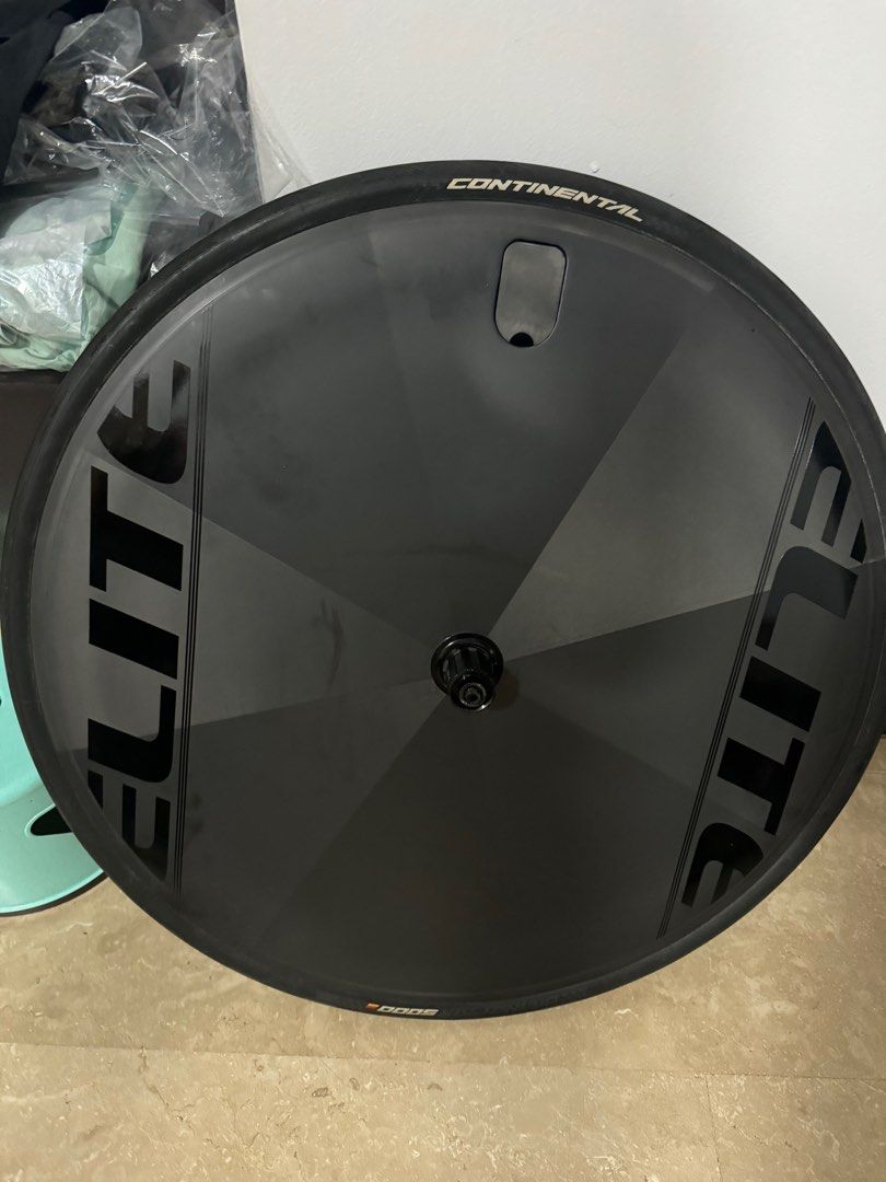 Used Deep Wheel Rim Brake Elite disc wheel (rim brake), Sports Equipment, Bicycles & Parts, Parts ...