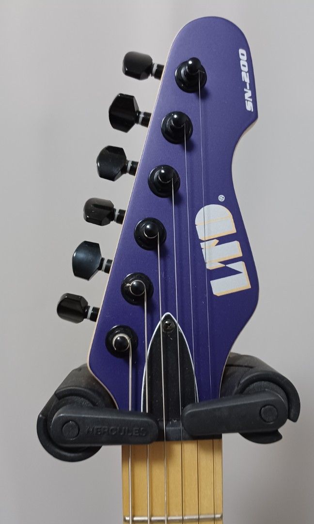 Snappers Musical Instruments ESP LTD SNAPPER SN-200HT DARK METALLIC PURPLE SATIN ELECTRIC GUITAR ...