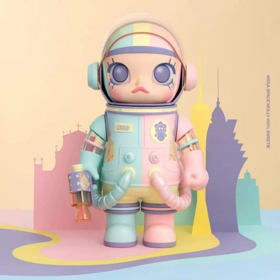 その他 MEGA SPACE MOLLY 100% Sweetie Pop Mart Mega Space Molly Sweetie 100% - US