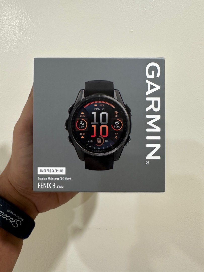 GARMIN Fenix 8 Amoled Sapphire 43mm (Category: Men's Watches) located in Makati City. Submitted by MultisportGadgets (Listing ID 1340504005, Image 1). Description: Discounted Prices (bank transfer/cash price) Fenix 8 47mm AMOLED Slate Grey with Black Silicone - ₱55,000.00 Fenix 8 47mm AMOLED Sapphire Graphite DLC Titanium with Spark Orange Silicone - ₱59,000.00 Fenix 8 47mm AMOLED Sapphire Carbon Gray DLC Titanium with Black Silicone - ₱59,000.00