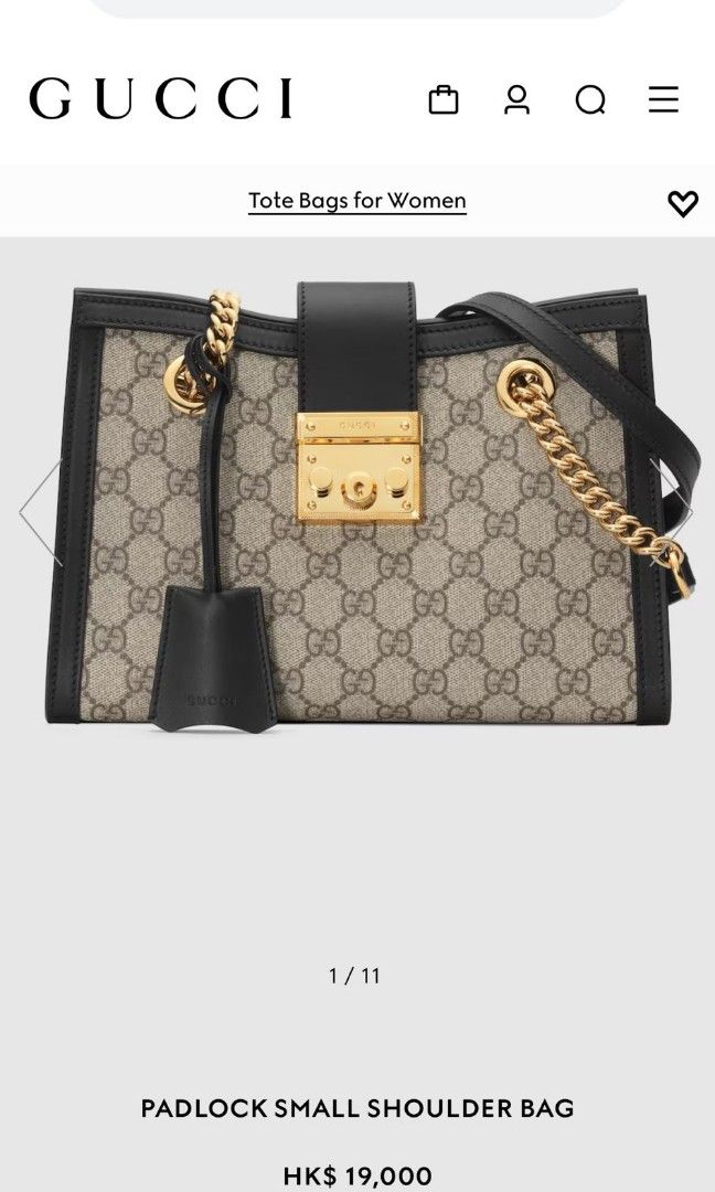 Gucci Padlock small shoulder bag Carousell