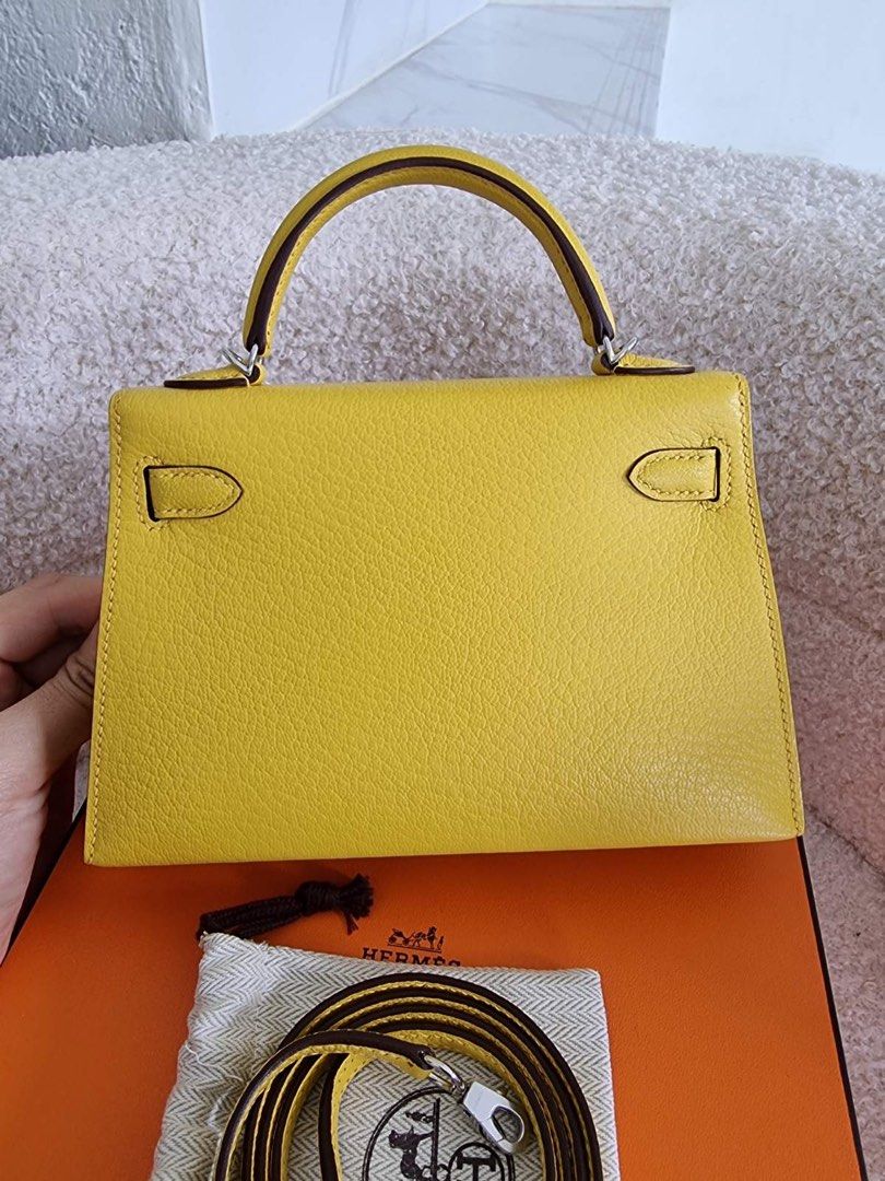Hermes Mini Kelly (Category: Luxury Bags & Wallets) located in Mandaluyong City. Submitted by m0530 (Listing ID 1340534072, Image 3). Description: Hermes Mini Kelly Super cute in person Hand stitched On hand and ready ro ship Payment via BDO or Gcash Shipping c/o buyer.