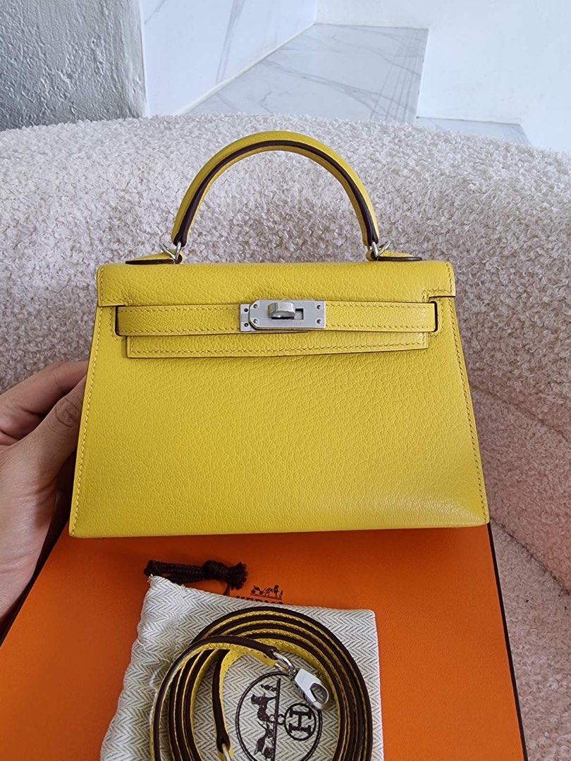 Hermes Mini Kelly (Category: Luxury Bags & Wallets) located in Mandaluyong City. Submitted by m0530 (Listing ID 1340534072, Image 2). Description: Hermes Mini Kelly Super cute in person Hand stitched On hand and ready ro ship Payment via BDO or Gcash Shipping c/o buyer.