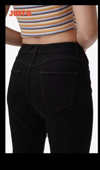 Just G skinny jeans black (Category: Jeans) located in San Pedro. Submitted by justmie (Listing ID 1340631553, Image 3). Description: Brand new Size 38 Fits 26-28.