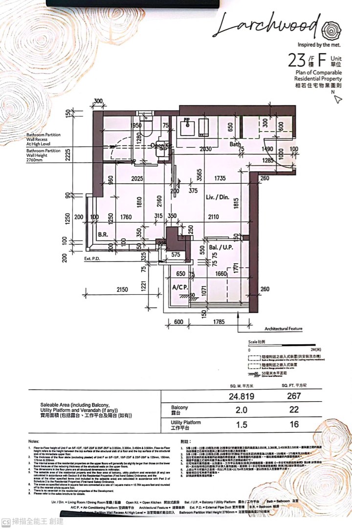 Larchwood‼️*From $4xx,000* Spacious 1-bedroom suite *Fully furnished* *Walking distance to MTR Line 3 station* 👑Prime urban location *Top investment choice with high ROI* 👑3.5-meter ceiling height *Buy one floor, get an extra level* *HK PROPERTY new development - residential project*63438222715522113