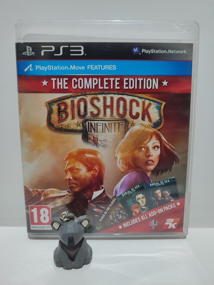 PS3 - Bioshock Infinite: The Complete Edition (PRE-LOVED) "EU" (Category: PlayStation) located in Mendez-Nunez. Submitted by sf2_gameshop (Listing ID 1340523992, Image 1). Description: PLEASE READ: This is the complete version with complete DLC in the disc that you can install via disc. Please note the the cover and manual is written in German, but the in-game text and voice are English. CONDITION: Pre-loved item, still in good condition. Install