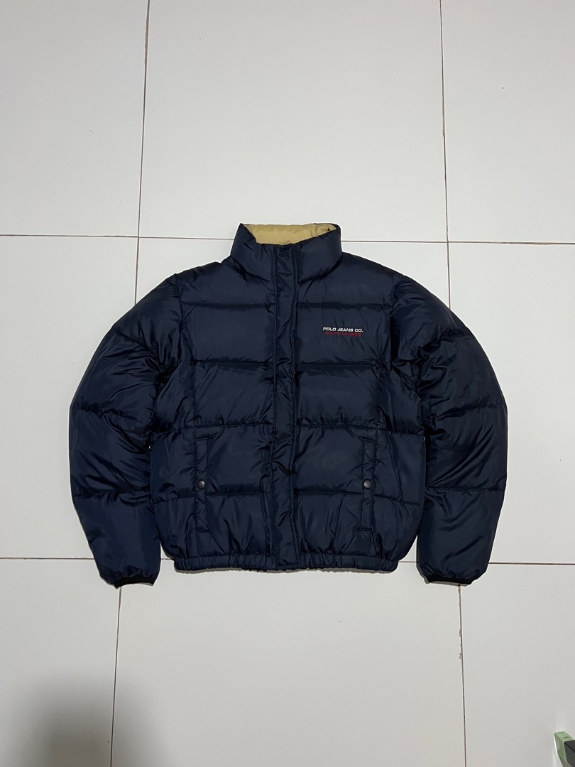 Ralph Lauren Polo jeans Co Down puffer jacket Size Small Men s Fashion Coats Jackets and Outerwear on Carousell