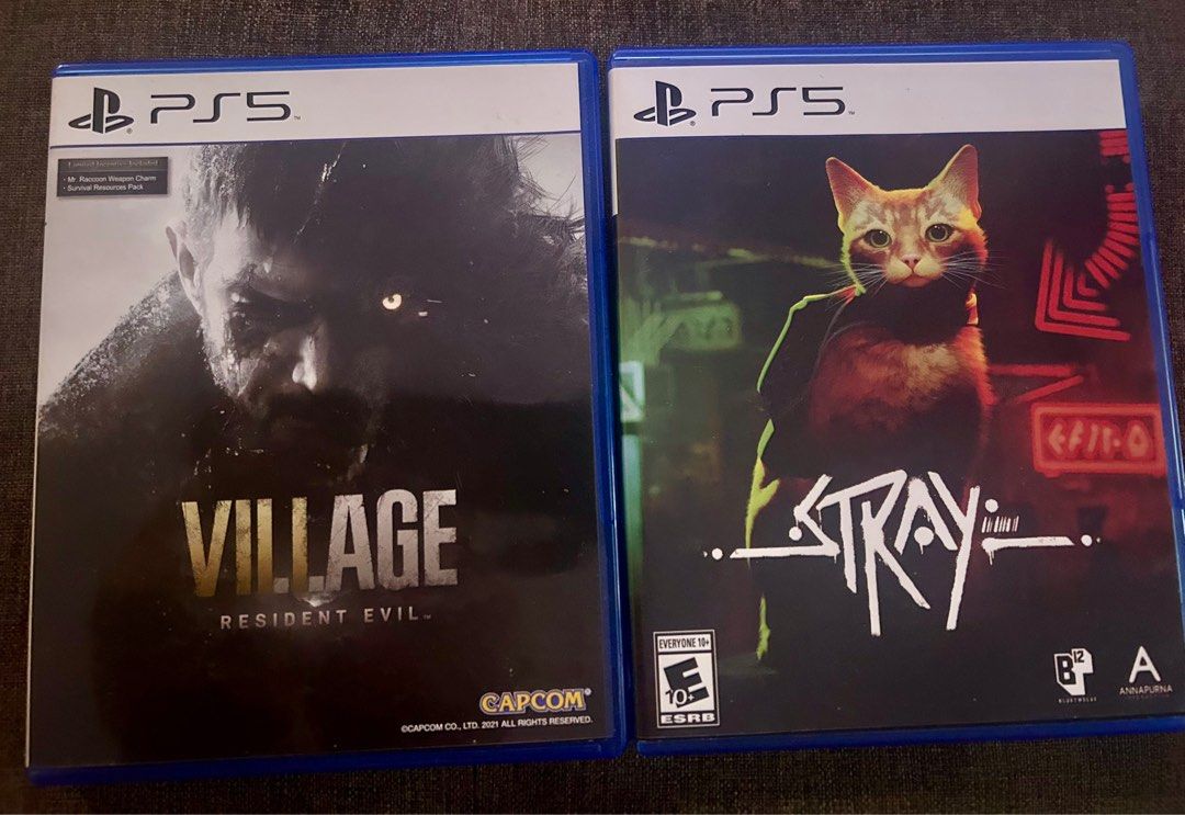 Resident Evil Village and Stray -PS5 (Category: PlayStation) located in Pasig City. Submitted by macmj (Listing ID 1340546291, Image 1). Description: For sale: PS5 games Resident evil Village Stray 2.5k as pack only Meet up: Meralco Ortigas.